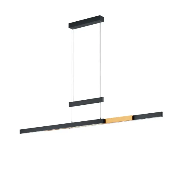 CANDEEIRO DE TETO LED 45W 2700K-5000K PRETO LUNOR