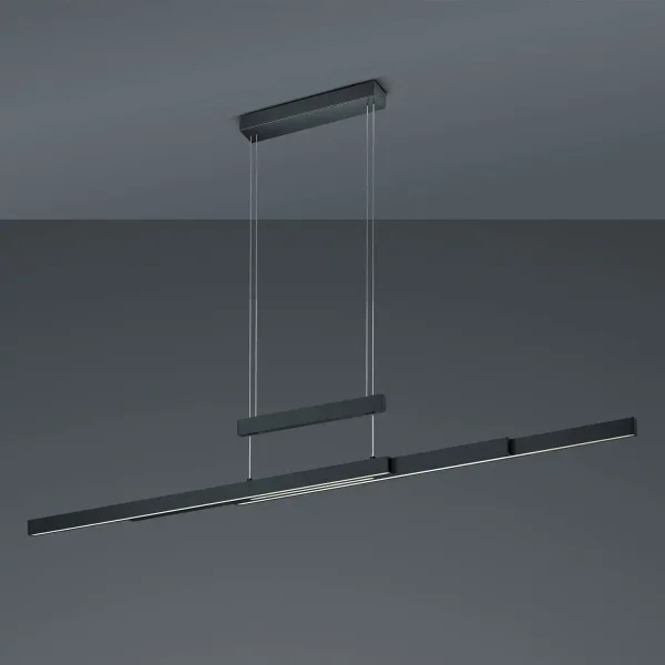 CANDEEIRO DE TETO LED 45W 2700K-5000K PRETO LUNOR