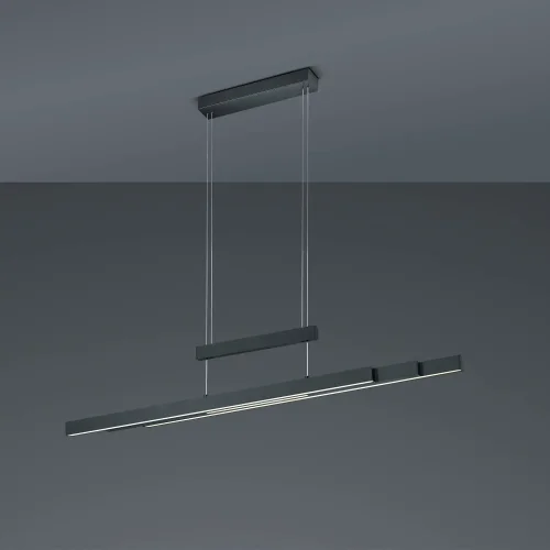 CANDEEIRO DE TETO LED 45W 2700K-5000K PRETO LUNOR