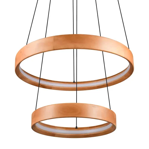 CANDEEIRO DE TETO LED 37W 3000K MADEIRA NATURAL SOLAN