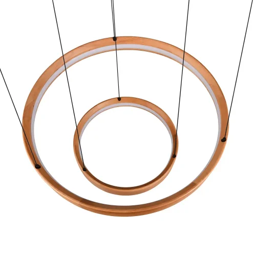 CANDEEIRO DE TETO LED 37W 3000K MADEIRA NATURAL SOLAN