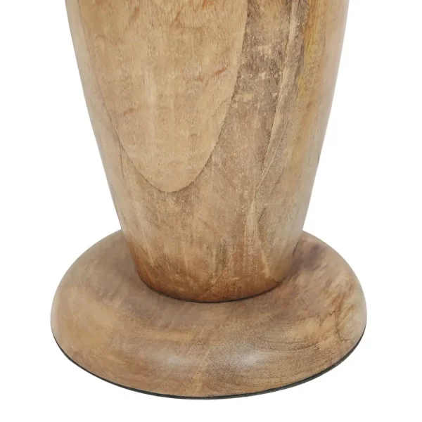 CANDEEIRO DE PÉ MADEIRA NATURAL/JUTA E27 TAIS