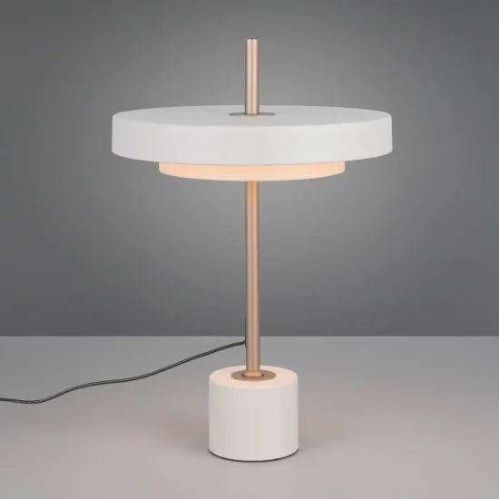 CANDEEIRO DE MESA LED 12W REGULÁVEL 2300-3000-4000K CINZENTO QUENTE ELIX