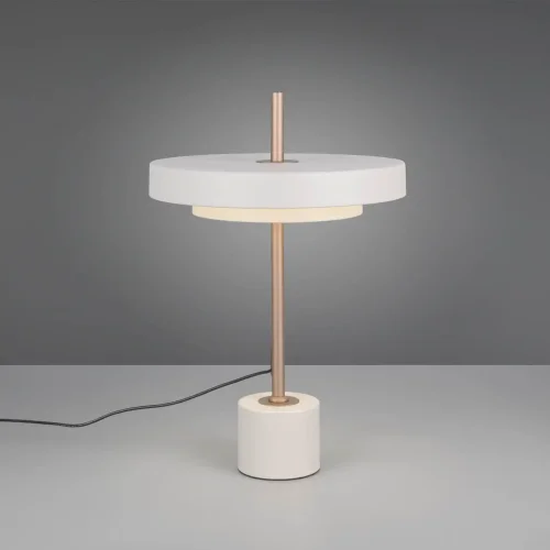 CANDEEIRO DE MESA LED 12W REGULÁVEL 2300-3000-4000K CINZENTO QUENTE ELIX