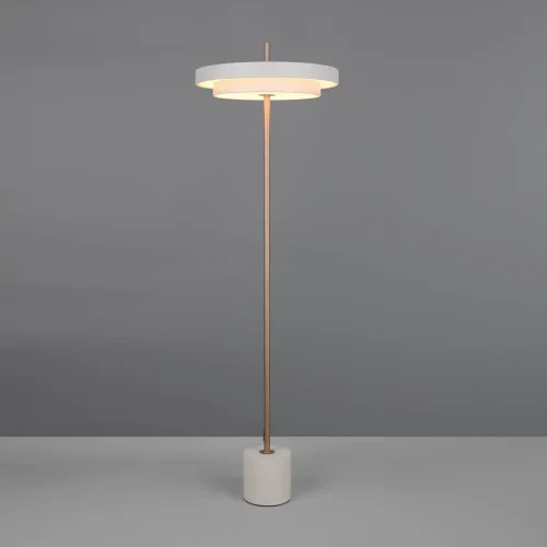 CANDEEIRO DE PISO LED 21W REGULÁVEL 2300-3000-4000K CINZA QUENTE ELIX