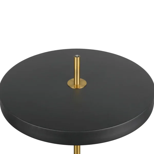 CANDEEIRO DE PISO LED 21W REGULÁVEL 2300-3000-4000K PRETO E DOURADO ELIX