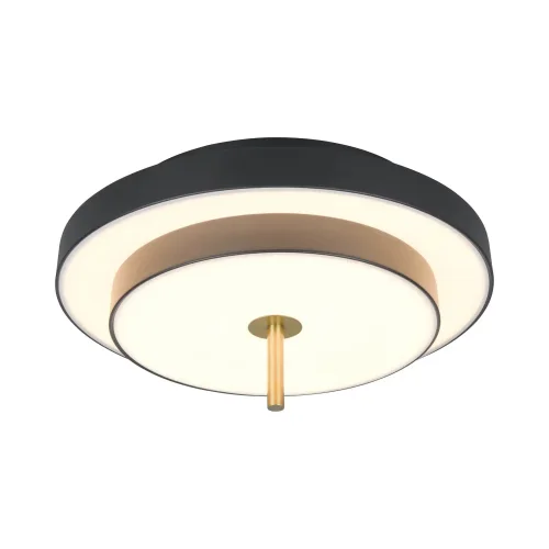 PLAFON LED 34,5W 2300-3000-4000K PRETO DOURADO ELIX