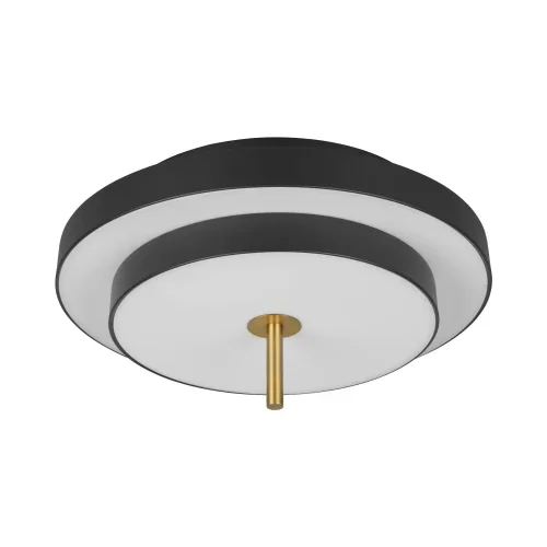 PLAFON LED 34,5W 2300-3000-4000K PRETO DOURADO ELIX