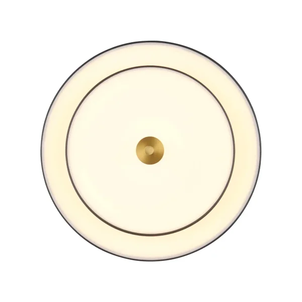 PLAFON LED 34,5W 2300-3000-4000K PRETO DOURADO ELIX