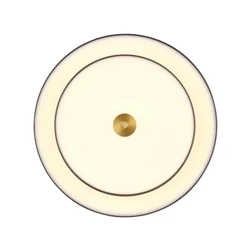 PLAFON LED 34,5W 2300-3000-4000K PRETO DOURADO ELIX