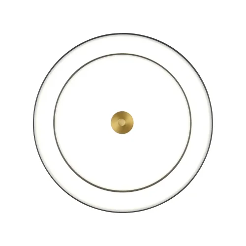 PLAFON LED 34,5W 2300-3000-4000K PRETO DOURADO ELIX