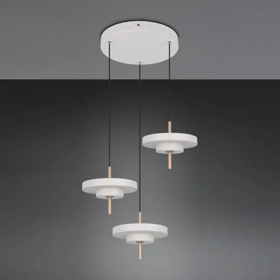 CANDEEIRO DE TETO LED 30W 2300-3000-4000K CINZENTO QUENTE  ELIX 2