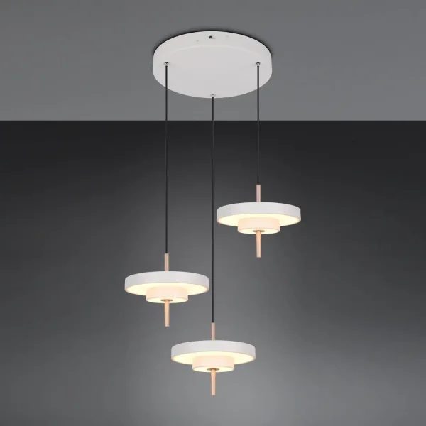 CANDEEIRO DE TETO LED 30W 2300-3000-4000K CINZENTO QUENTE  ELIX