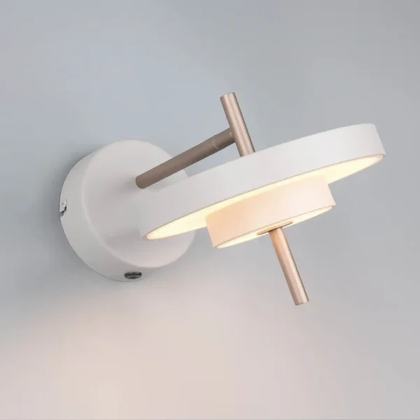 APLIQUE DE PAREDE LED 10W REGULÁVEL 2300-3000-4000K CINZENTO QUENTE ELIX