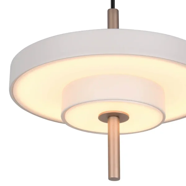 CANDEEIRO DE TETO LED 10W REGULÁVEL 2300-3000-4000K CINZA QUENTE ELIX