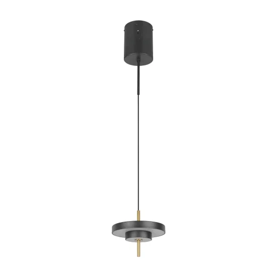 CANDEEIRO DE TETO LED 10W REGULÁVEL 2300-3000-4000K PRETO DOURADO ELIX 2