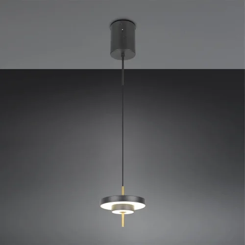 CANDEEIRO DE TETO LED 10W REGULÁVEL 2300-3000-4000K PRETO DOURADO ELIX