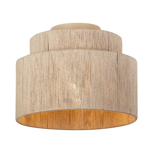 PLAFON DE TETO 1 LUZ JUTA NATURAL E27 LEIKO