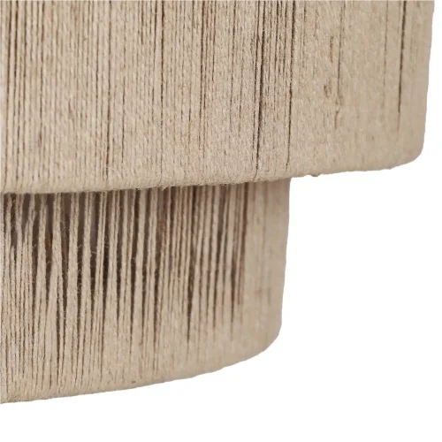 CANDEEIRO DE TETO 1 LUZ JUTA NATURAL Ø60CM E27 LEIKO