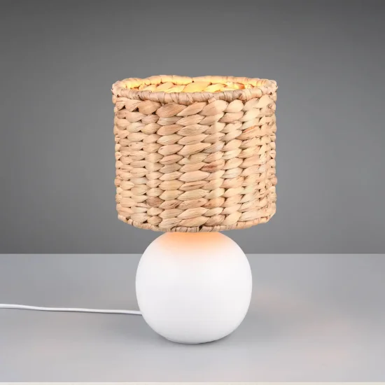 CANDEEIRO DE MESA CERÂMICA ABAT-JOUR ALGAS MARINHAS 29CM PADINA 2