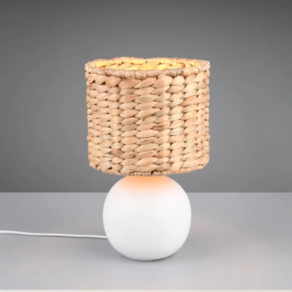 CANDEEIRO DE MESA CERÂMICA ABAT-JOUR ALGAS MARINHAS 29CM PADINA