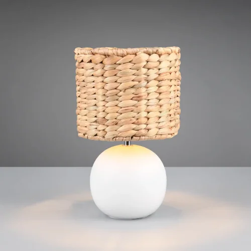 CANDEEIRO DE MESA CERÂMICA ABAT-JOUR ALGAS MARINHAS 29CM PADINA