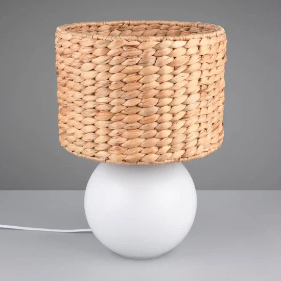 CANDEEIRO DE MESA CERÂMICA ABAT-JOUR ALGAS MARINHAS 40CM PADINA 2