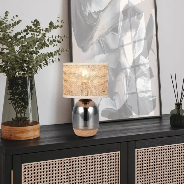 CANDEEIRO DE MESA EM VIDRO 32,7CM CELINE