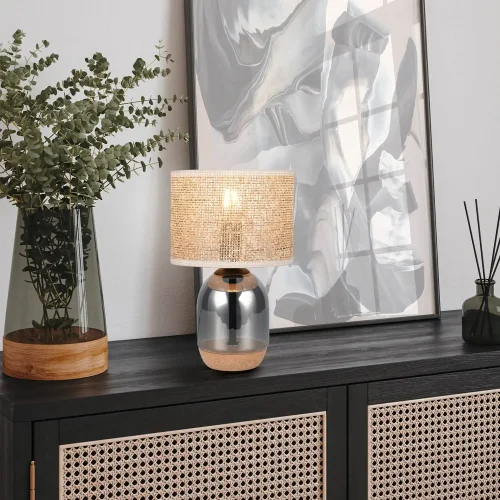 CANDEEIRO DE MESA EM VIDRO 32,7CM CELINE