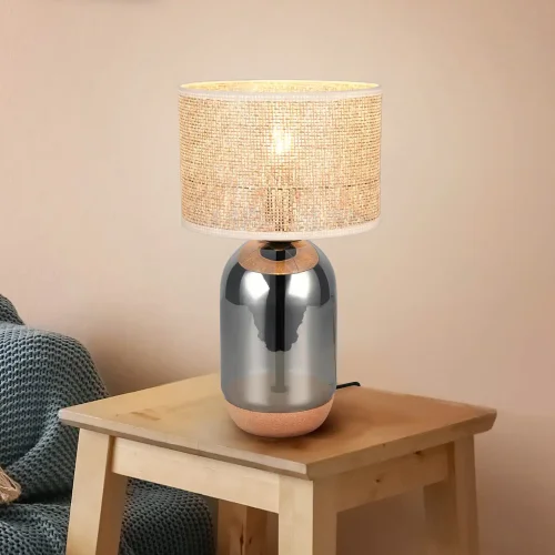 CANDEEIRO DE MESA EM VIDRO 43CM CELINE