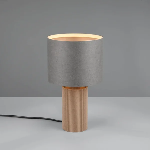 CANDEEIRO DE MESA EM PAPPE NATURAL 28,5CM NEXA