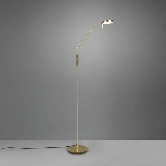 CANDEEIRO DE PÉ LED 12W REGULÁVEL BRONZE MATE EDEN