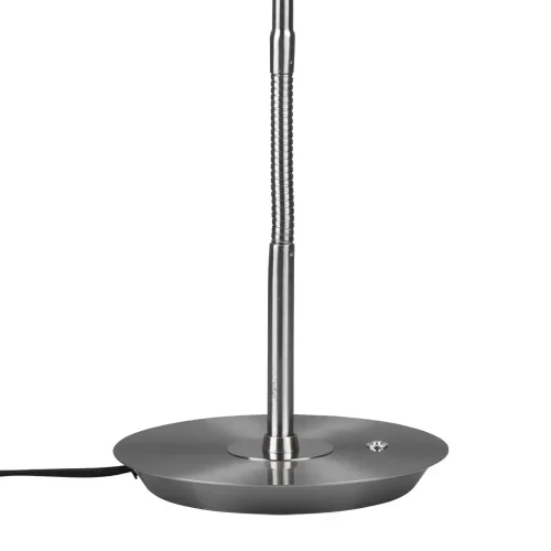 CANDEEIRO DE MESA LED 12W REGULÁVEL NÍQUEL MATE EDEN