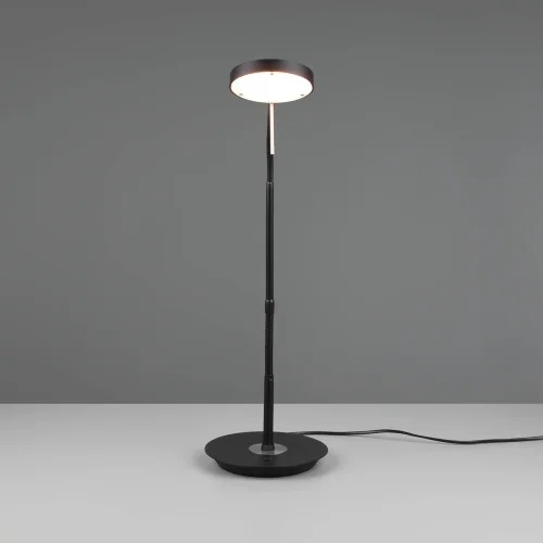 CANDEEIRO DE MESA LED 12W REGULÁVEL PRETO EDEN