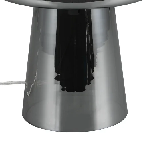 CANDEEIRO DE MESA EM VIDRO AÇO CROMADO ISEN