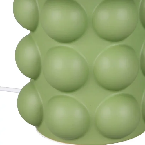 CANDEEIRO DE MESA EM CERÂMICA VERDE 47CM E27 LOREEN