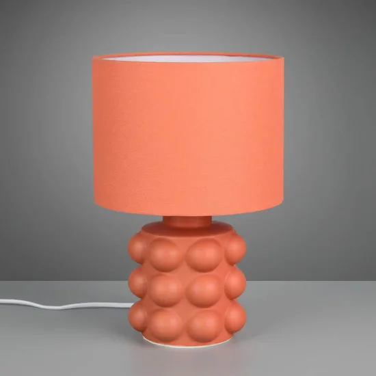 CANDEEIRO DE MESA EM CERÂMICA DAMASCO 30 CM E14 LOREEN 2