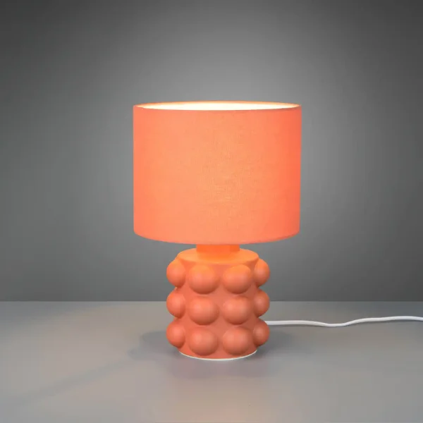 CANDEEIRO DE MESA EM CERÂMICA DAMASCO 30 CM E14 LOREEN