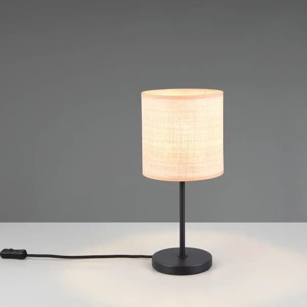 CANDEEIRO DE MESA COM ABAJUR EM ALGAS MARINHAS E27 TERESA