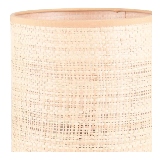 CANDEEIRO DE MESA COM ABAJUR EM ALGAS MARINHAS E27 TERESA