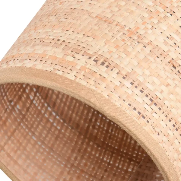 FOCO 1 LUZ COM ABAJUR EM ALGAS MARINHAS E14 TERESA