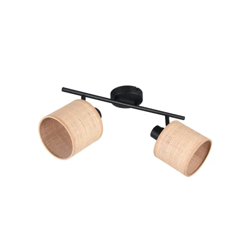 FOCO 2 LUZES COM ABAJURES EM ALGAS MARINHAS E14 TERESA