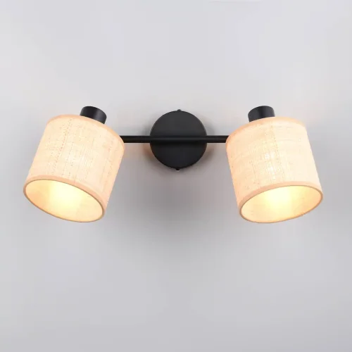 FOCO 2 LUZES COM ABAJURES EM ALGAS MARINHAS E14 TERESA