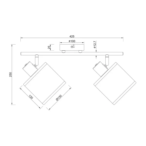 FOCO 2 LUZES COM ABAJURES EM ALGAS MARINHAS E14 TERESA
