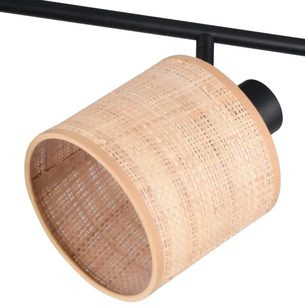 FOCO 4 LUZES COM ABAJURES EM ALGAS MARINHAS E14 TERESA