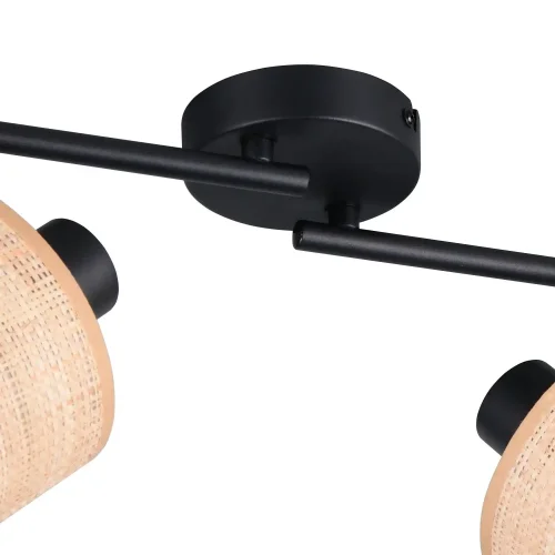 FOCO 4 LUZES COM ABAJURES EM ALGAS MARINHAS E14 TERESA