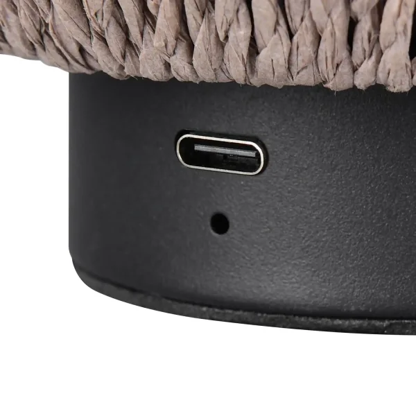 CANDEEIRO DE MESA LED 1,5W 3000K USB CASTANHO NUMA