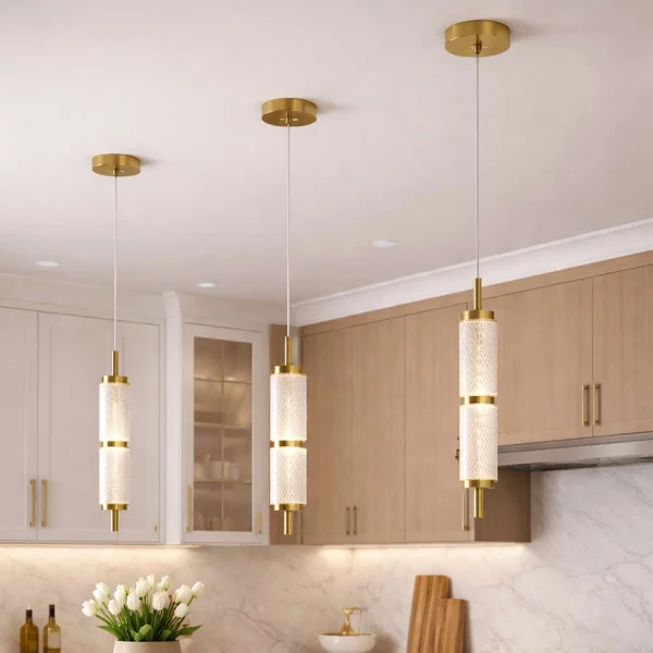 CANDEEIRO DE TETO LED 8W 3000-6500K DOURADO AMBARINA