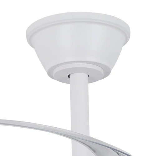 VENTOINHA DE TETO LED 40W REGULÁVEL COM PÁS RETRÁTEIS BRANCO/OURO AURELIO