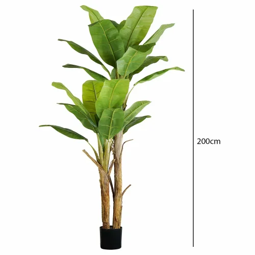 PLANTA ARTIFICIAL BANANEIRA 200 CM